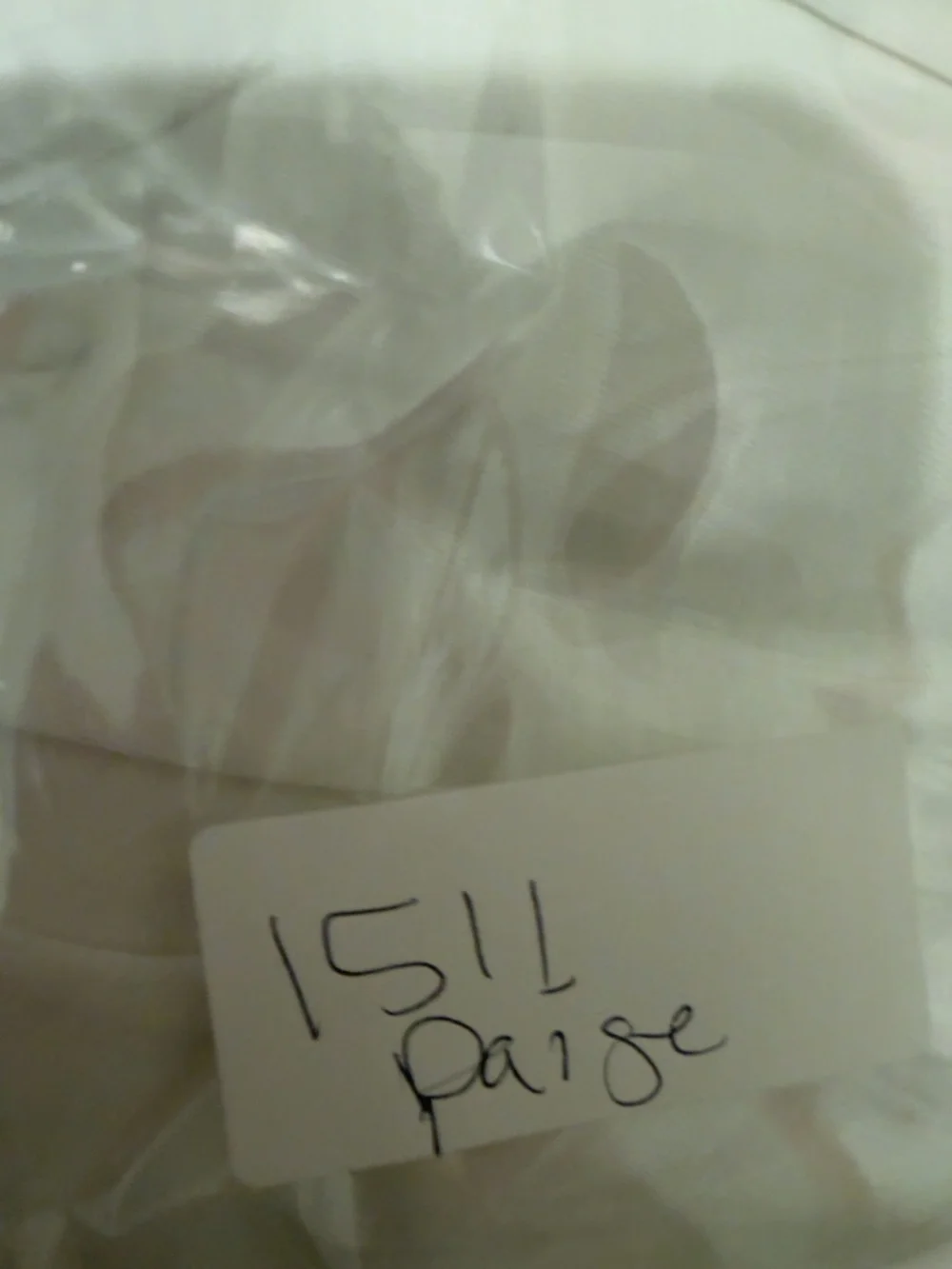 Paige Sylvie White Puff Sleeve long sleeve shirt Size medium